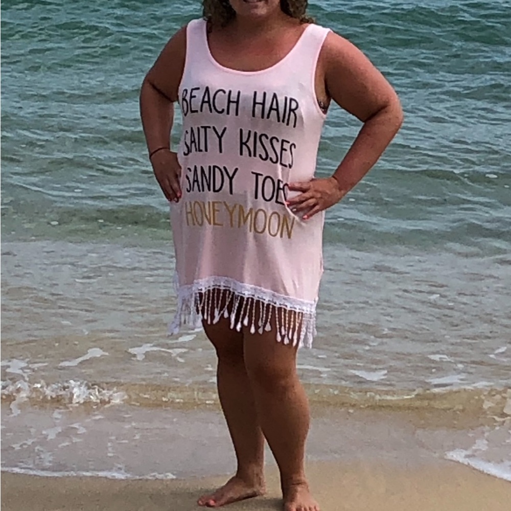 Honeymoon fringe cover up